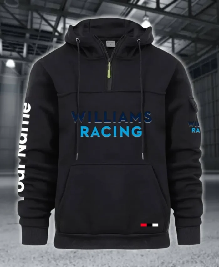 Grand Prix Team Car Large Pocket Hoodie, Road-Driven Comfort Hoodie CAR514 - Black