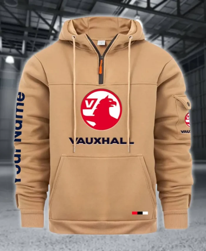 Compact SUV Large Pocket Hoodie, Moto Street Comfort Hoodie CAR514 - Khaki