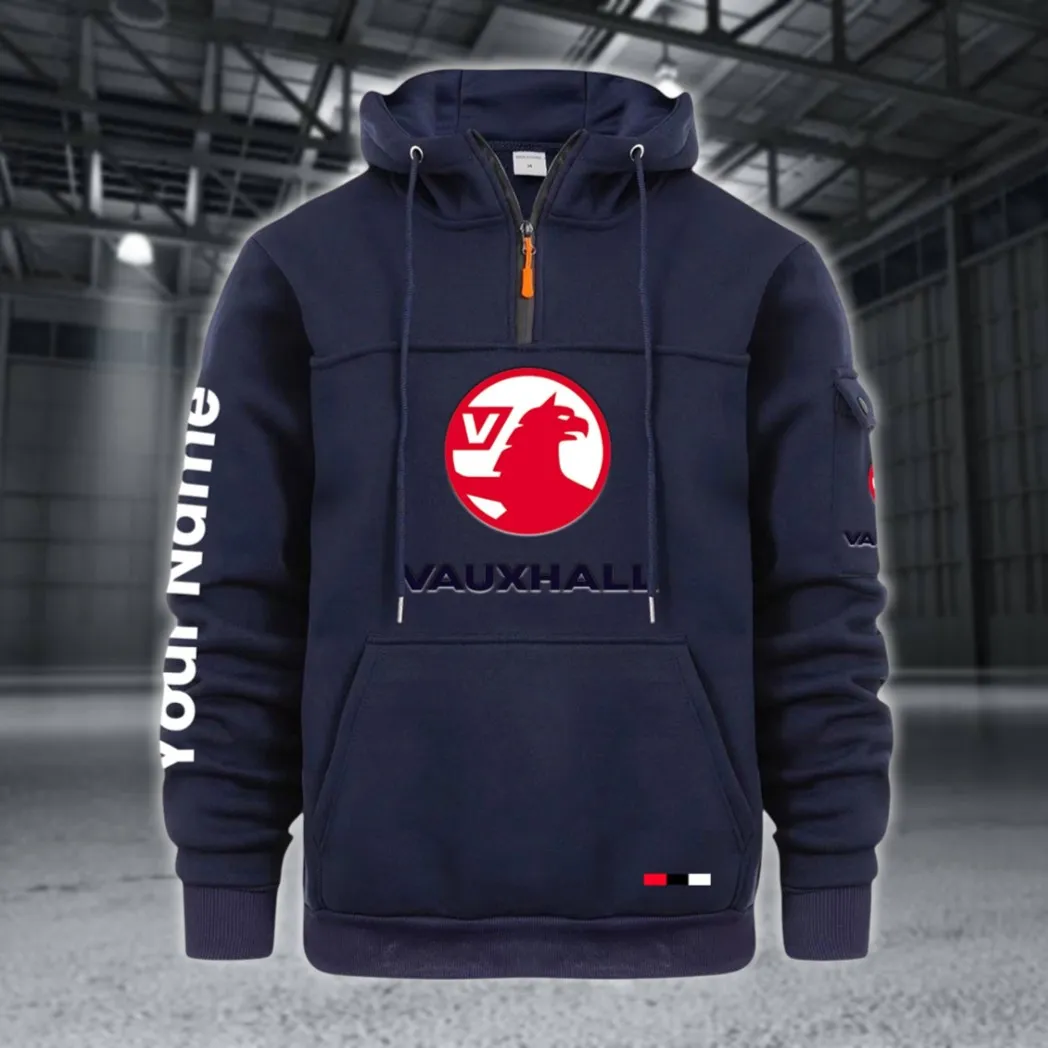 Compact SUV Large Pocket Hoodie, Moto Street Comfort Hoodie CAR514 - Navy