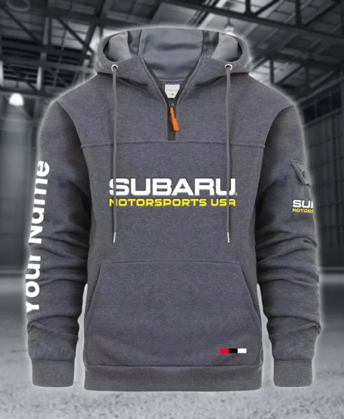 Rally-Inspired Vehicle Large Pocket Hoodie, Road Inspired Casual Hoodie CAR514 - Dark Gray