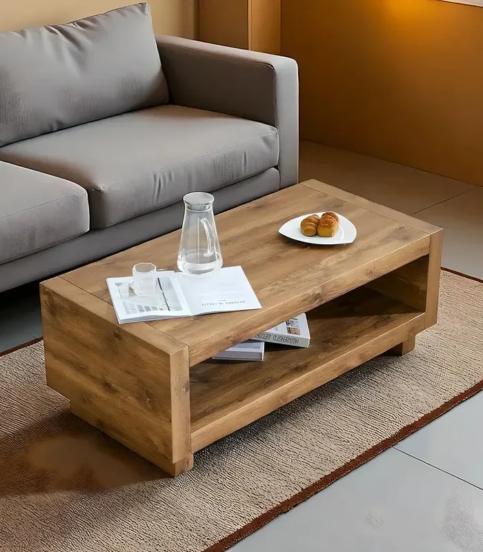Solid Wood Tea Table Nordic Modern Style