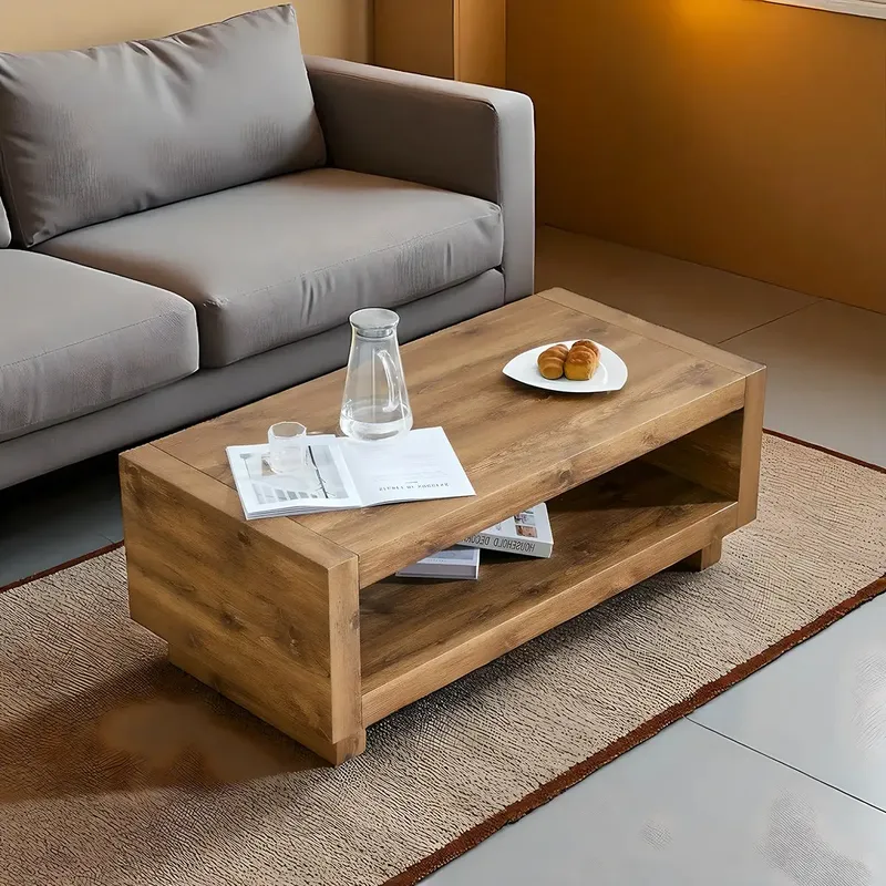 Solid Wood Tea Table Nordic Modern Style